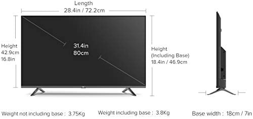 Mi 80 cm (32 inches) Horizon Edition HD Ready Android Smart LED TV 4A