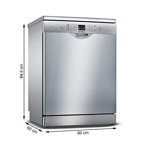 Bosch 13 Place Settings Dishwasher (SMS66GI01I, Silver Inox)