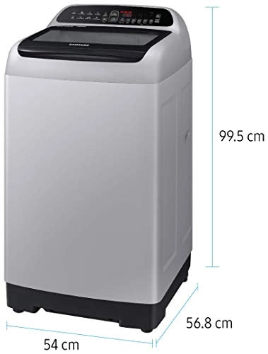 Samsung 6.5 Kg Inverter 5 star Fully-Automatic Top Loading Washing Machine(WA65T4262BS/TL, Imperial Silver, Wobble tech)