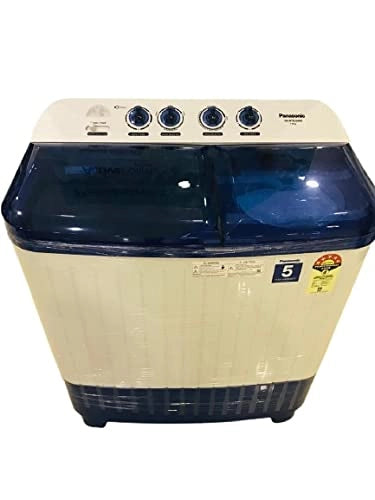 Panasonic 7 Kg Semi-Automatic Top Loading Washing Machine (NA-W70L6ARB, Blue)