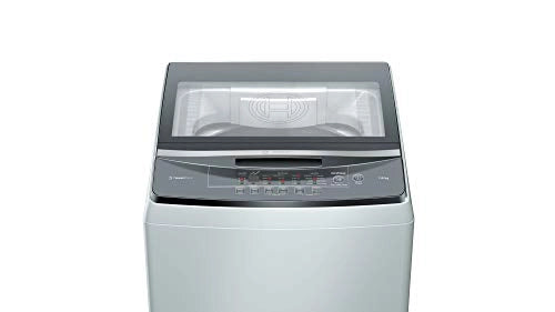 Bosch 7 Kg Fully-Automatic Top Loading Washing Machine (WOE704Y0IN, Grey)
