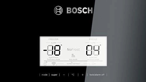 Bosch 559 L 2 Star Inverter Frost Free Double Door Refrigerator (Series 6 KGN56LB41I, Black, Bottom Freezer)