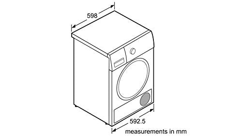 Siemens 8 Kg Condensation Dryer (WT44B202IN, White)