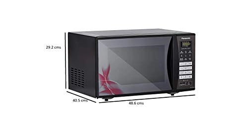 Panasonic 23L Convection Microwave Oven(NN-CT36HBFDG,Black, 360?? Heat Wrap) with Starter Kit