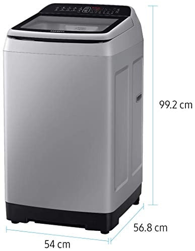 Samsung 7 Kg Inverter 5 star Fully-Automatic Top Loading Washing Machine (WA70N4261SS/TL, Imperial Silver, Wobble Tech)