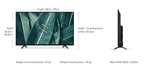 Mi 108 cm (43 Inches) Full HD Android Smart LED TV 4A PRO (Black)