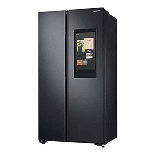 Samsung 673 L Inverter Frost Free Side-by-Side Refrigerator Appliance (RS72A5FC1B4/TL, Gentle Black Matt, Curd Maestro)