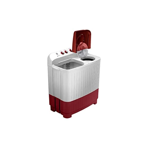 Samsung 7.5 Top Load Washing Machine (WT75M3000RR/TL_ Light Gray with Red Base)
