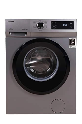 TOSHIBA 7.5 kg Fully -Automatic front loading washing machine (TW-BJ85S2-IND_SILVER)