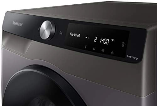 Samsung 8.0 kg / 6.0 kg Wi-Fi Enabled Inverter Fully-Automatic Washer Dryer (WD80T604DBX/TL, Inox, AI Control)