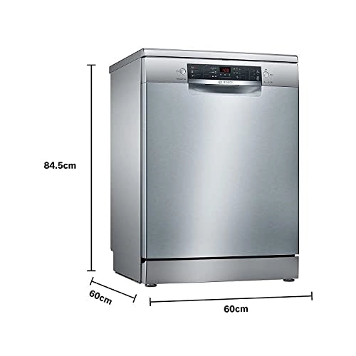 Bosch 14 Place Settings Dishwasher (SMS46KI03I, Silver Inox), 60 cm