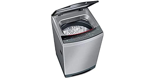 Bosch 10kg Fully Automatic Top Loading Washing Machine (WOA106X2IN 680 RPM, Silver Inox)