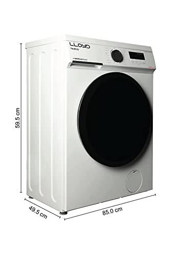 Lloyd 7.0 kg Fully Automatic Front Load Washing Machine (GLWMF70WC1, White)