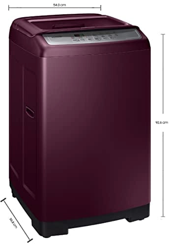 Samsung 7.5 Kg Fully-Automatic Top Loading Washing Machine (WA75A4022FF/TL, Plum, Wobble technology)