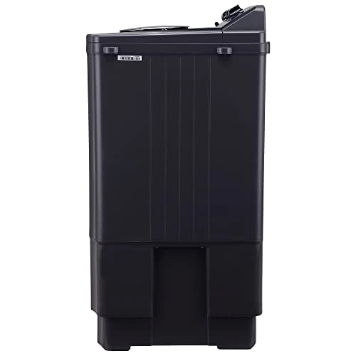 LG 11 கிலோ 5 ஸ்டார் செமி-ஆட்டோமேட்டிக் டாப் லோடிங் வாஷிங் மெஷின் (P1155SKAZ, மிடில் பிளாக், ரோலர் ஜெட் பல்சேட்டர்), பெரியது