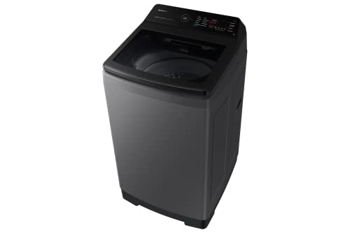Samsung 9.0 kg Ecobubble 5 Star Fully Automatic Top Load Washing Machine with in-built Heater WA90BG4582BD Dark Gray