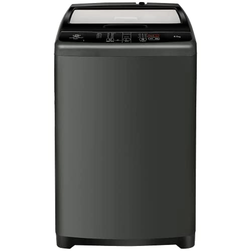 Haier 707 Series 6.5 KG 5 Star Fully Automatic Top Load Washing Machine (HWM65-707BKNZP, Titanium Grey)