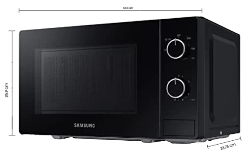Samsung 20 L Solo Microwave Oven with Dual Dial (MS20A3010AL/TL, Black)