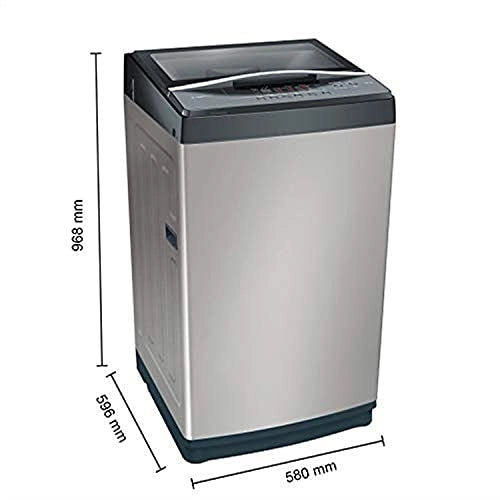 Bosch 6.5 kg 5 Star Top Loader Washing Machine Dark Silver WOE654D1IN