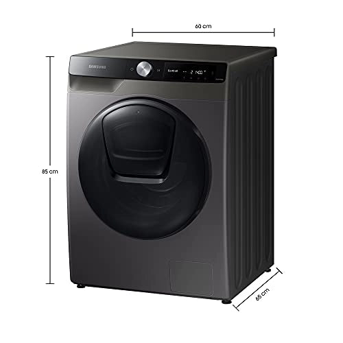Samsung 9Kg Washer Dryer with AI, SmartThings, Inverter Fully-Automatic Front Load Washing Machine(WD90T654DBX/TL, Inox)