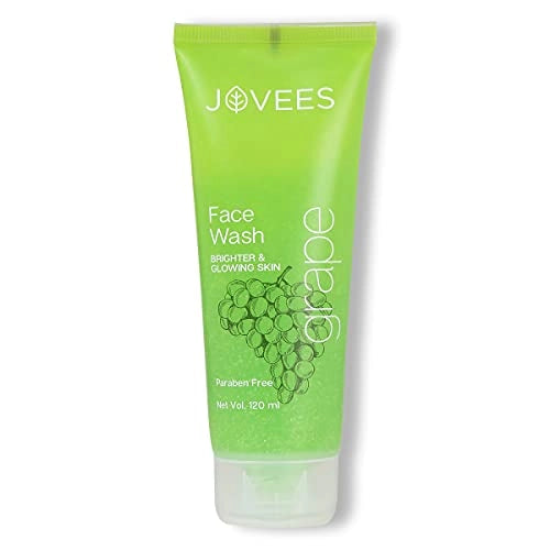 Jovees Herbal Grape Fairness Face Wash For Glowing Skin ?ó?é¼?Ç£ All Skin Types 120 ML (Pack of 1)