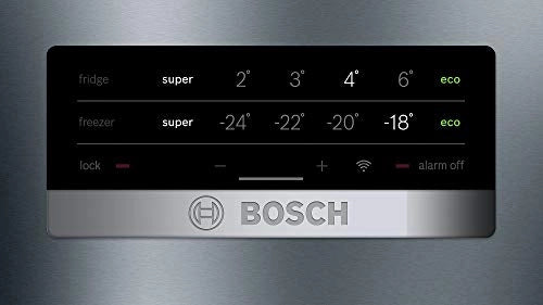 Bosch 415 L 2 Star (2020) Frost Free Double Door Refrigerator (KGN46XL40I, Stainless steel look, Bottom Freezer)