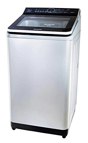 Panasonic Econavi 7.5 Kg 5 Star Built-In Heater Fully-Automatic Top Loading Washing Machine (NA-F75V9LRB, Silver)