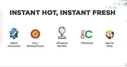 Hindware Atlantic Cyro Instant Water Heater 3 Litres | Instant Geyser