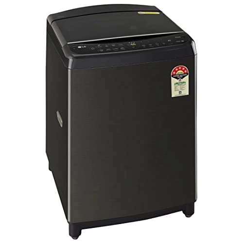 LG 10.0 Kg Inverter Wi-Fi Fully-Automatic Top Loading Washing Machine (THD10SWP, Platinum Black,Stainless Steel)
