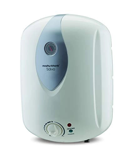 Morphy Richards Salvo 10-Litre Vertical Storage Water Heater (White)