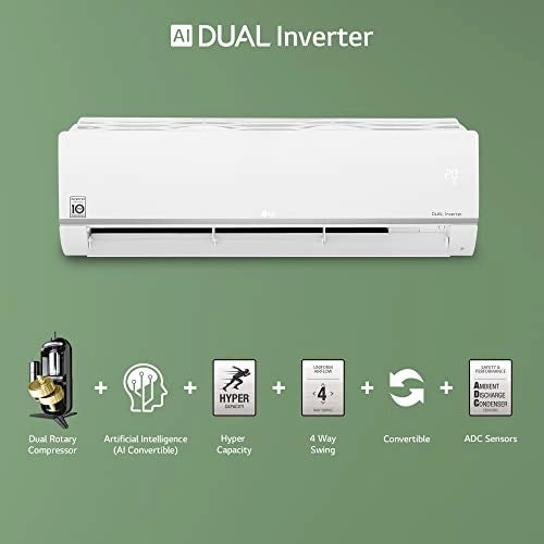 LG 1.5 Ton 5 Star AI DUAL Inverter Split AC