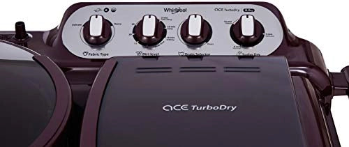 Whirlpool 8 Kg 5 Star Semi-Automatic Top Loading Washing Machine (ACE 8.0 TURBO DRY, Wine Dazzle)