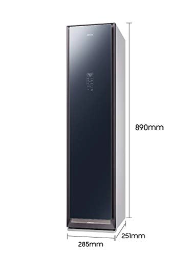 Samsung Air Dresser with Jet Steam For Sanitizing and Refreshing Clothes (Crystal Mirror Black, DF60R8600CG/TL)