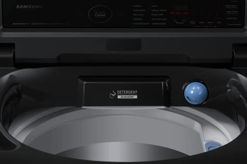 Samsung 9.0 kg Ecobubble 5 Star Fully Automatic Top Load Washing Machine with Heater (WA90BG4686BV/TL Black Caviar)