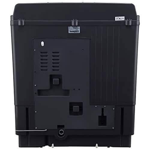 LG 11 கிலோ 5 ஸ்டார் செமி-ஆட்டோமேட்டிக் டாப் லோடிங் வாஷிங் மெஷின் (P1155SKAZ, மிடில் பிளாக், ரோலர் ஜெட் பல்சேட்டர்), பெரியது