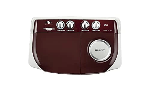 LG P7010RRAZ 7 KG செமி ஆட்டோமேட்டிக் வாஷிங் மெஷின், வெள்ளை