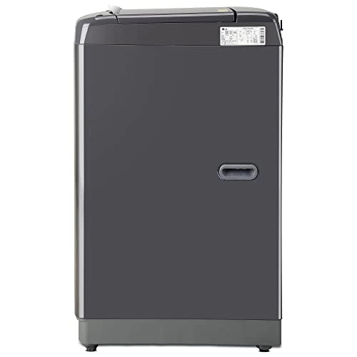 LG 10Kg 5 Star Smart Inverter Fully-Automatic Top Load Washing Machine (T10SJMB1Z, Middle Black, TurboDrum | Jet Spray+)