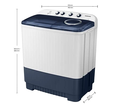 Samsung 9.5kg Semi Automatic Top Loading Washing Machine (WT95A4200LL, Blue)