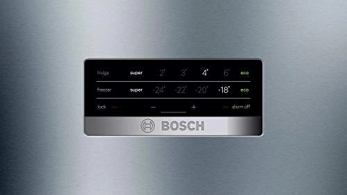 Bosch 559 L 2 Star Inverter Frost Free Double Door Refrigerator (Series 4 KGN56XI40I, Inox-easyclean, Bottom Freezer)