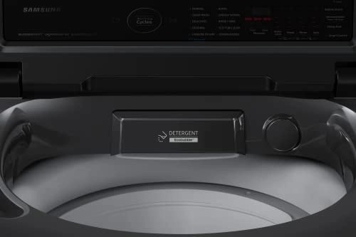 Samsung 9.0 kg Ecobubble 5 Star Fully Automatic Top Load Washing Machine with in-built Heater WA90BG4582BD Dark Gray