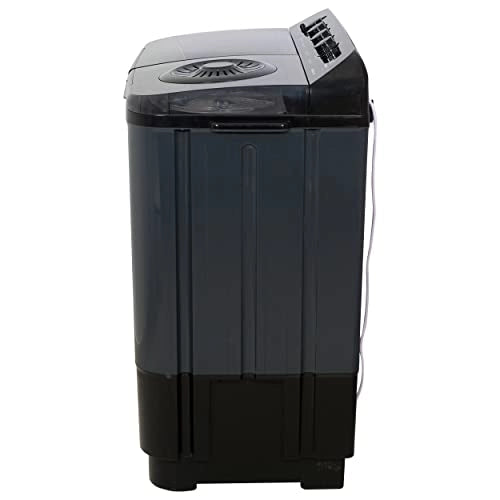 Lloyd 12 Kg 5 Star Semi-Automatic Top Load Washing Machine (GLWMS12ADGMA, Vibrant Grey Tub with Dark Grey Control Panel)