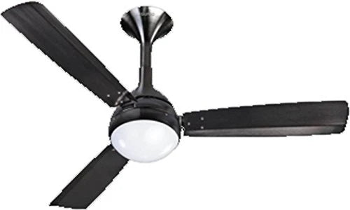 V Guard Imagina 1200mm Mobile Control Smart LED Ceiling Fan - 3 Blades, Chrome Black