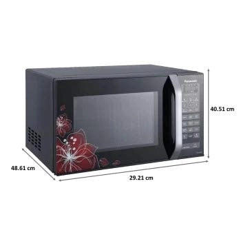 Panasonic 23 Litres Convection Microwave Oven (360?? Heat Wrap, NN-CT35LBFDG, Black Floral)