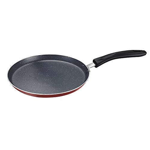 Prestige Omega Deluxe Omni Tawa 250mm ,Aluminium, Red
