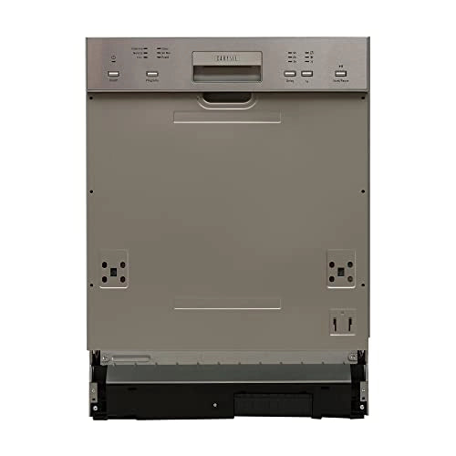 Carysil 12 Place Setting Semi Built-in dishwasher with stainless steel inlay