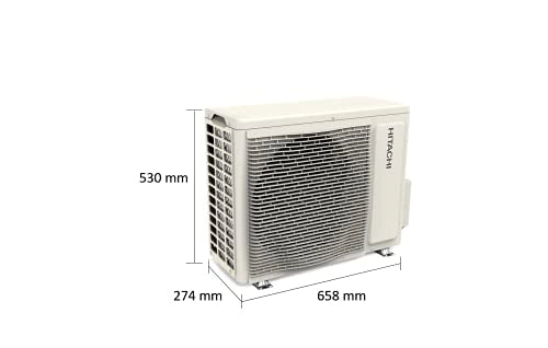 Hitachi 1 Ton 5 Star Inverter Split AC , White