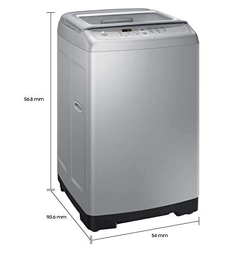 Samsung 6.5 Kg Fully-Automatic Top Loading Washing Machine (WA65A4002GS/TL, Imperial Silver, Center jet technology)