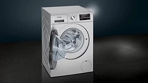 Siemens 8 kg Fully-Automatic Front Loading iQ500 Washing Machine (WM14J46SIN, Silver)