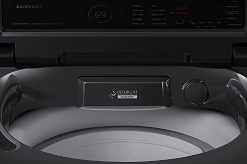 Samsung 9 Kg WiFi Enabled Inverter 5 Star Fully-Automatic Top Load Ecobubble Washing Machine (WA90BG4542BDTL, Dark Gray)