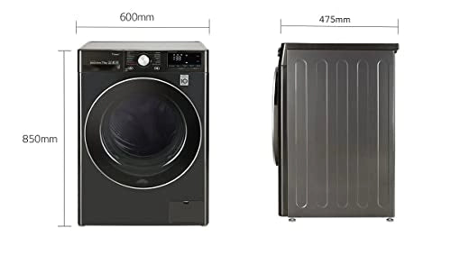 LG 11 Kg 5 Star Inverter Wi-Fi Fully-Automatic Front Load Washing Machine with Heater (FHP1411Z9B, AI DD Technology)